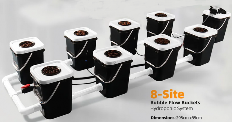 Гидропонная система DWC Rdwc Growsvet 8 PROГидропонная система DWC Rdwc Growsvet 8 PRO
