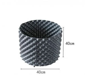 Горшок Grow Pot Aero (Д40 / В40 см) 50 л черныйГоршок Grow Pot Aero (Д40 / В40 см) 50 л черный