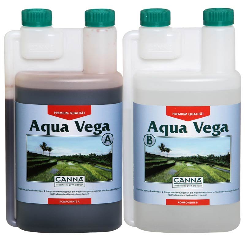 Минеральное удобрение Canna Aqua Vega A+B 1 LМинеральное удобрение Canna Aqua Vega A+B 1 L