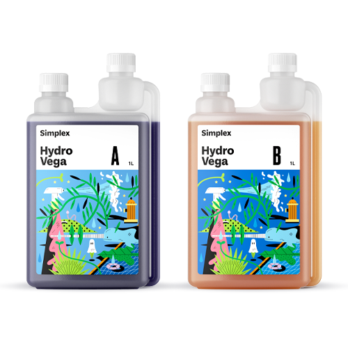 Удобрение Simplex Hydro Vega A+B 1 литрУдобрение Simplex Hydro Vega A+B 1 литр